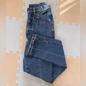 WESTERN ETHICS Vintage High Rise Blue Women's Jeans, Heart Details